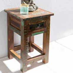 Wohnen Shabby Chic Möbel*Vintage Ablagetisch Dencig mit Schublade