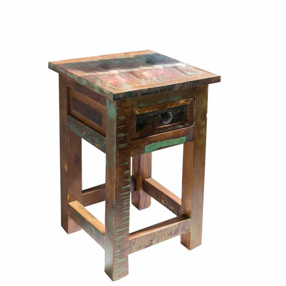 Wohnen Shabby Chic Möbel*Vintage Ablagetisch Dencig mit Schublade