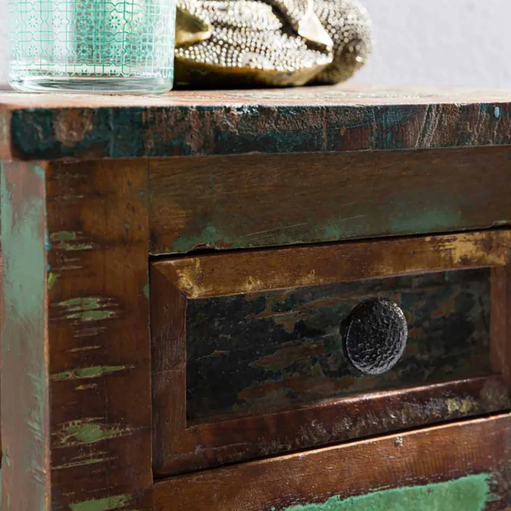 Wohnen Shabby Chic Möbel*Vintage Ablagetisch Dencig mit Schublade