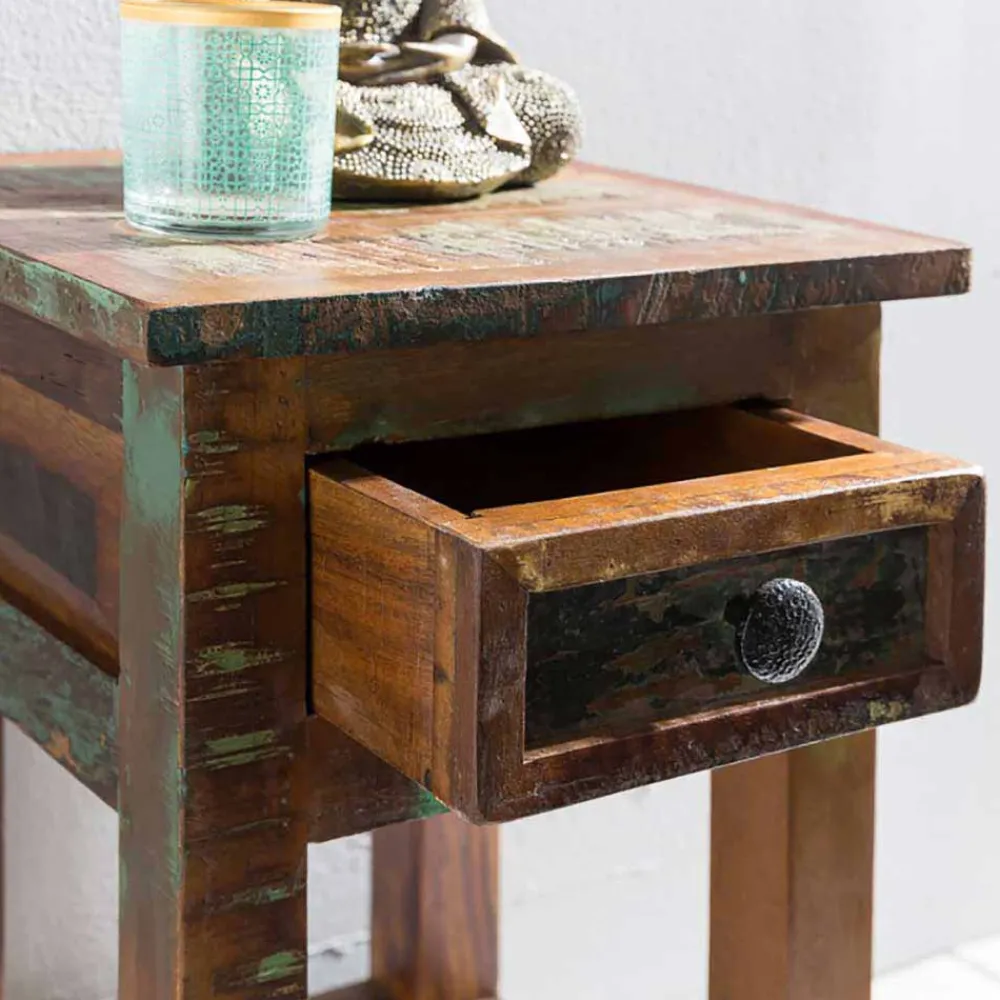 Wohnen Shabby Chic Möbel*Vintage Ablagetisch Dencig mit Schublade