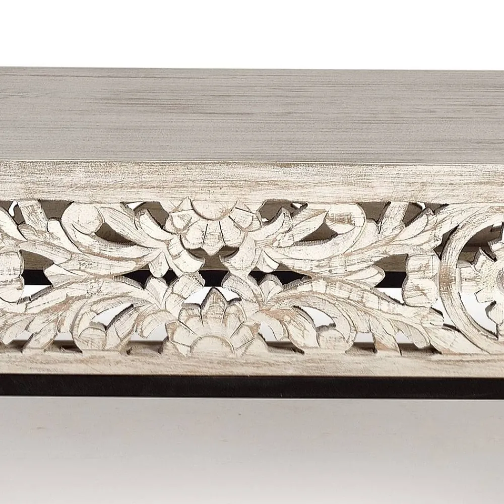 Wohnen Designermöbel|Vintage Möbel*Vintage Couchtisch in Holz White Wash - Fudorus