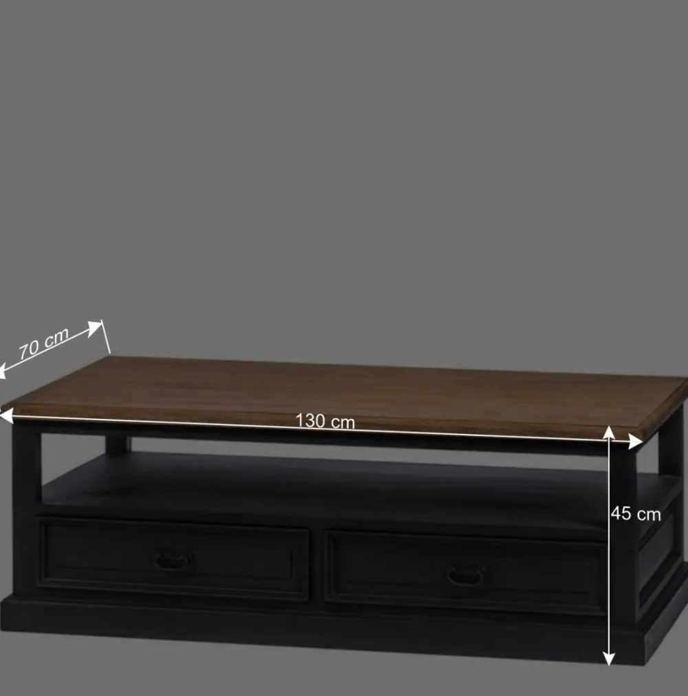 Wohnen Vintage Möbel*Vintage Couchtisch mit Schubladen & Ablage - Niovan