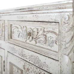 Wohnen Vintage Design Anrichte in Holz White Wash - Perolyn