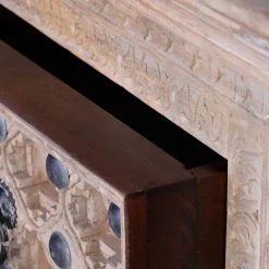 Wohnen Vintage Möbel*Vintage Design Kommode in Holz White Wash - Uladan