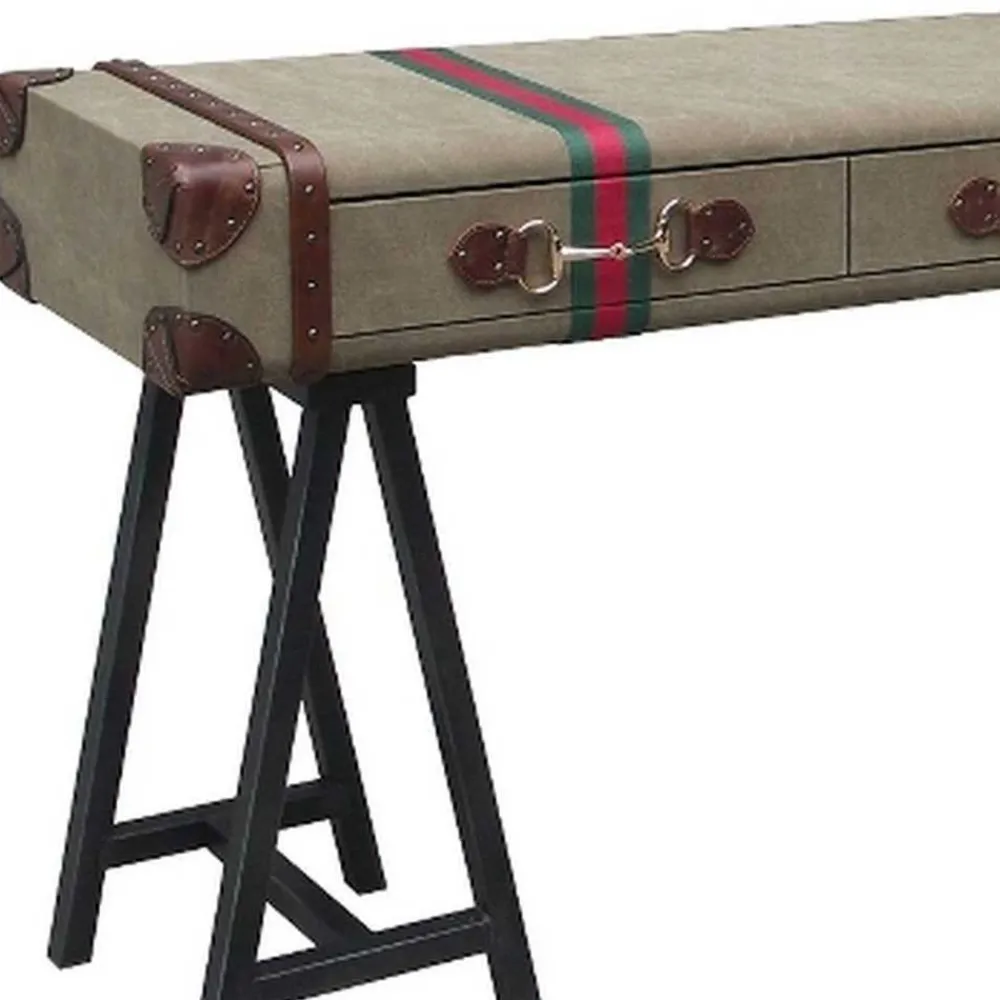 Wohnen Designermöbel|Vintage Möbel*Vintage Design Konsolentisch im Koffer Look - Sketto