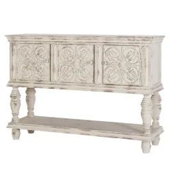 Wohnen Vintage Möbel*Vintage Design Konsolentisch mit drei Türen - Perolyn