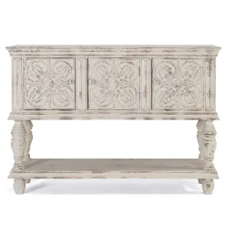 Wohnen Vintage Möbel*Vintage Design Konsolentisch mit drei Türen - Perolyn