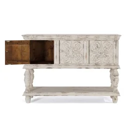 Wohnen Vintage Möbel*Vintage Design Konsolentisch mit drei Türen - Perolyn