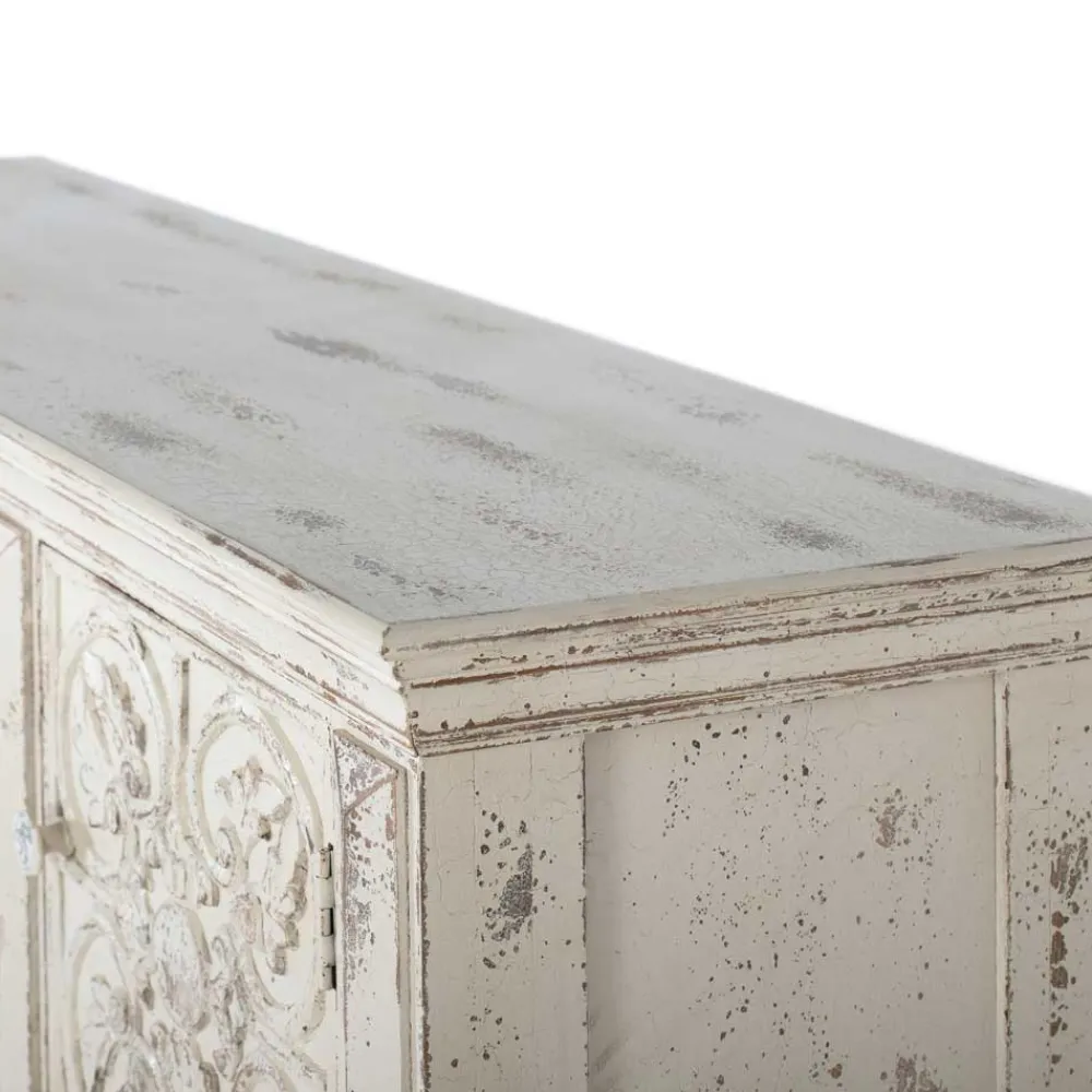 Wohnen Vintage Möbel*Vintage Design Konsolentisch mit drei Türen - Perolyn