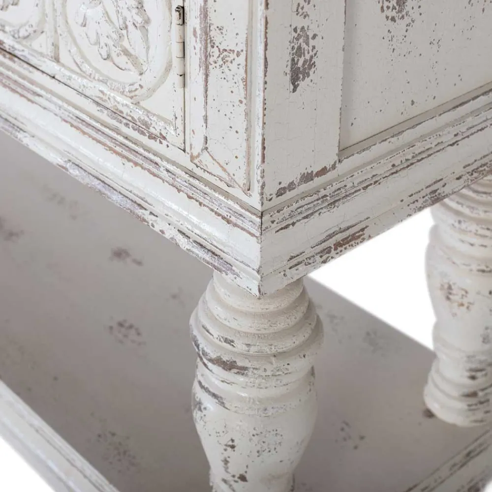 Wohnen Vintage Möbel*Vintage Design Konsolentisch mit drei Türen - Perolyn