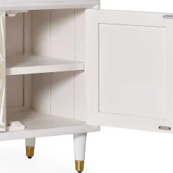 Wohnen Vintage Design Lowboard aus Mango Massivholz - Triboot