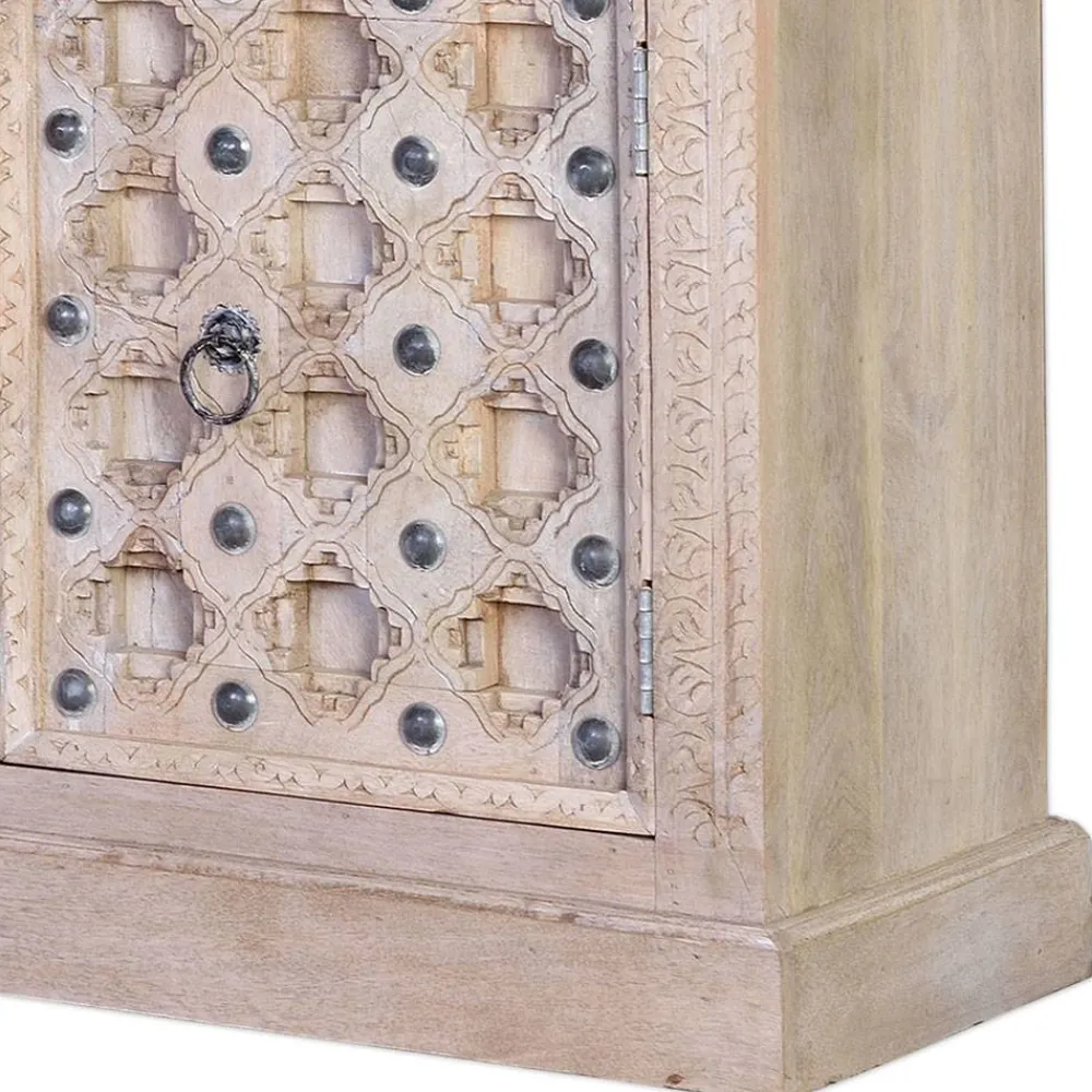 Wohnen Vintage Möbel*Vintage Design Sideboard in White Wash - Uladan