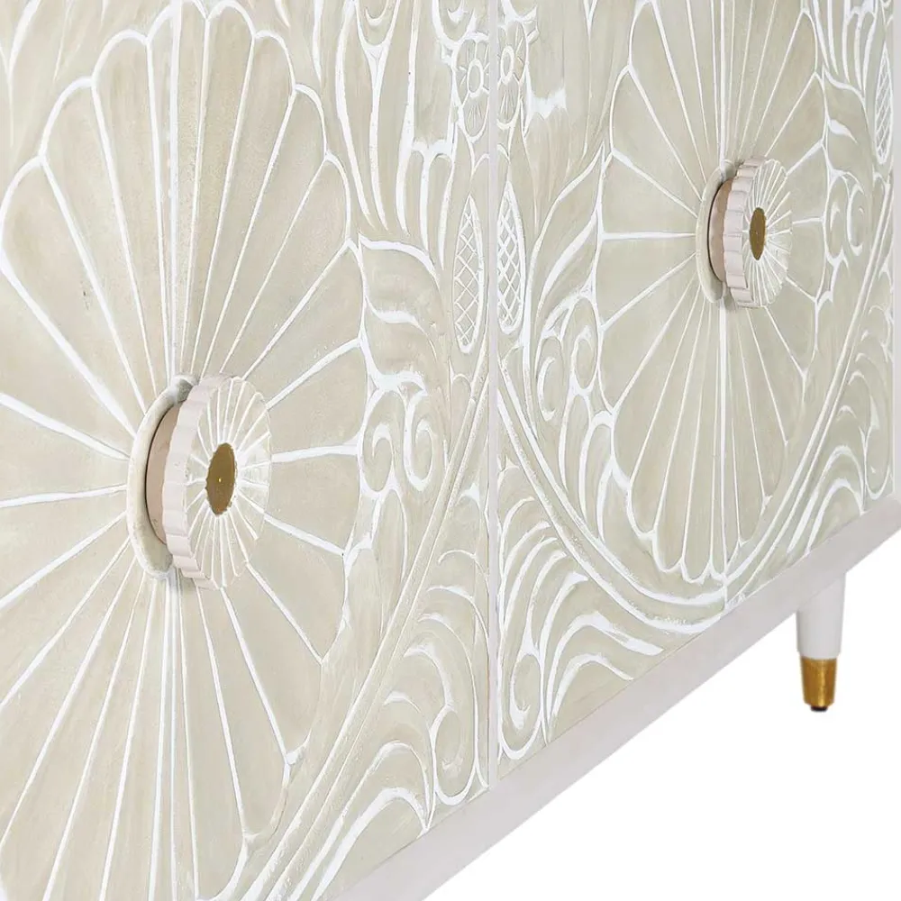 Wohnen Landhausmöbel|Sideboards*Vintage Design Sideboard aus Mango Massivholz - Triboot