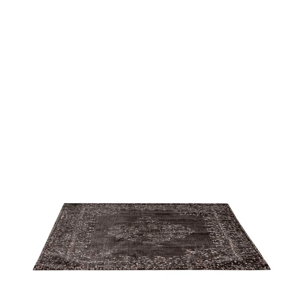 Wohnen Vintage Design Teppich in Anthrazit - Rocks