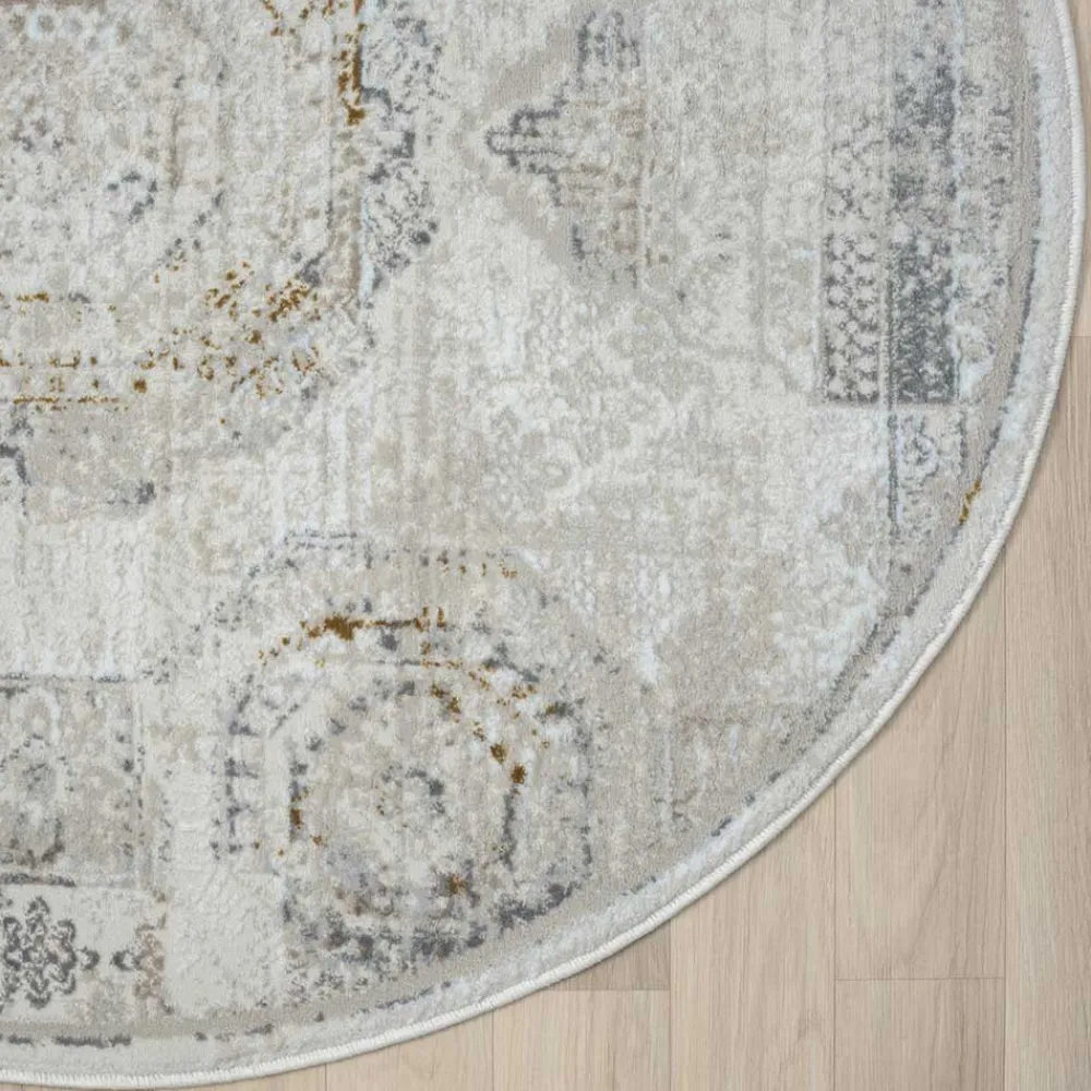 Wohnen Vintage Möbel|Teppiche*Vintage Design Teppich in hellen Farben - Samanca