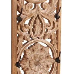 Wohnen Garderoben|Garderoben*Vintage Flurmöbel aus Holz Sandfarben - Runiasa (sechsteilig)