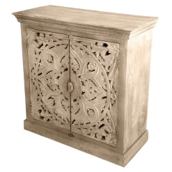 Wohnen Garderoben|Garderoben*Vintage Flurmöbel aus Holz Sandfarben - Runiasa (sechsteilig)