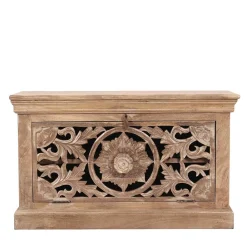 Wohnen Garderoben|Garderoben*Vintage Flurmöbel aus Holz Sandfarben - Runiasa (sechsteilig)