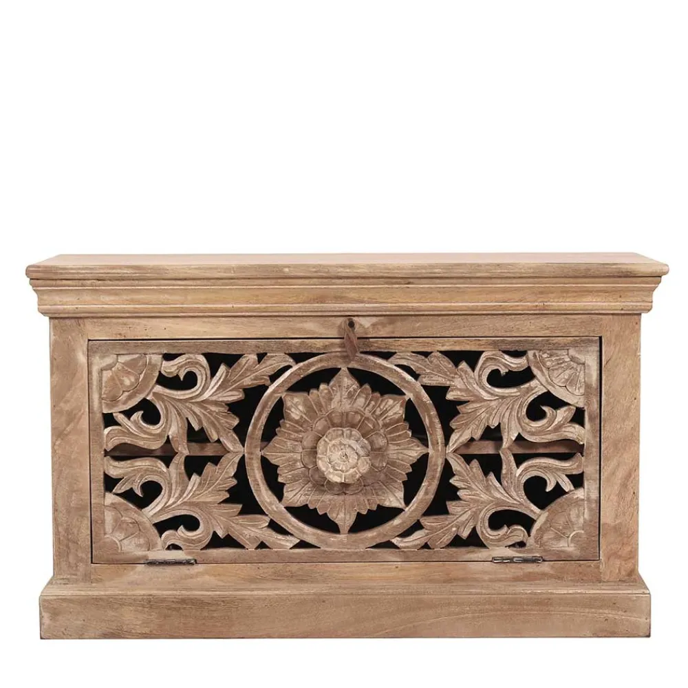 Wohnen Garderoben|Garderoben*Vintage Flurmöbel aus Holz Sandfarben - Runiasa (sechsteilig)