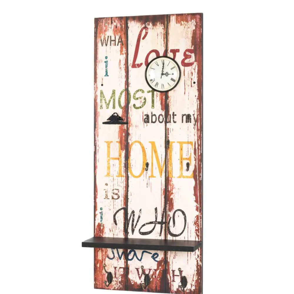 Wohnen Vintage Möbel|Garderoben*Vintage Garderobe Coventry mit Uhr