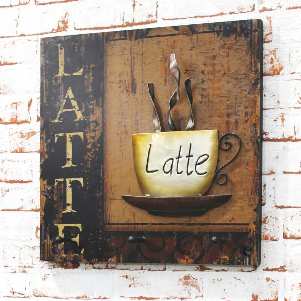 Wohnen Vintage Garderobe Little in Braun