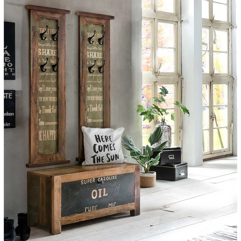 Wohnen Vintage Garderoben & Schuhbank - Creek (dreiteilig)