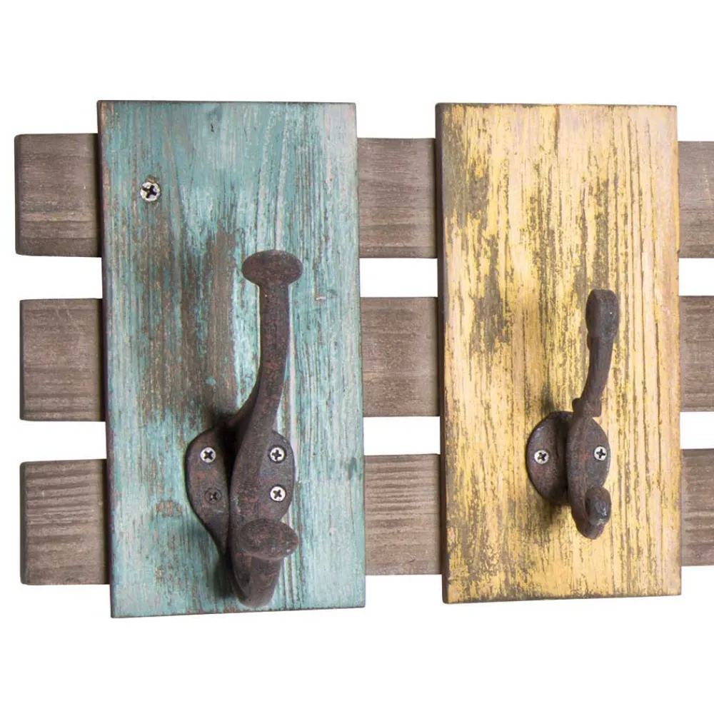 Wohnen Vintage Garderobenleiste Christian aus Tanne massiv