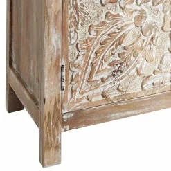 Wohnen Vintage Möbel*Vintage Kommode in Mangobaum White Wash - Jatama