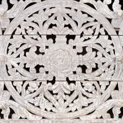 Wohnen Vintage Kommode in Mangoholz White Wash - Fudorus