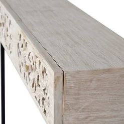 Wohnen Vintage Konsolentisch in Holz White Wash - Anatto