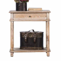 Wohnen Vintage Möbel*Vintage Landhaus Nachtkonsole 60cm breit Taunton mit Schublade