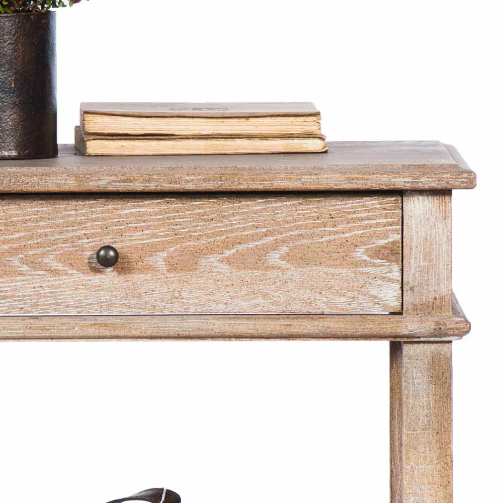 Wohnen Vintage Möbel*Vintage Landhaus Nachtkonsole 60cm breit Taunton mit Schublade