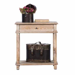 Wohnen Vintage Möbel*Vintage Landhaus Nachtkonsole 60cm breit Taunton mit Schublade