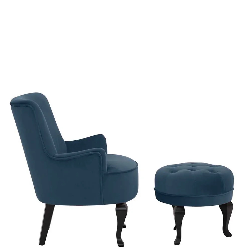 Wohnen Vintage Polstersessel & Hocker - Akper (zweiteilig)