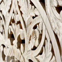 Wohnen Vintage Schrank in Mangoholz White Wash - Fudorus