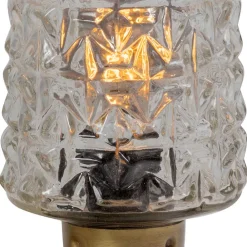 Wohnen Lampen & Leuchten*Vintage Tischleuchten aus Strukturglas - Acristodad (2er Set)