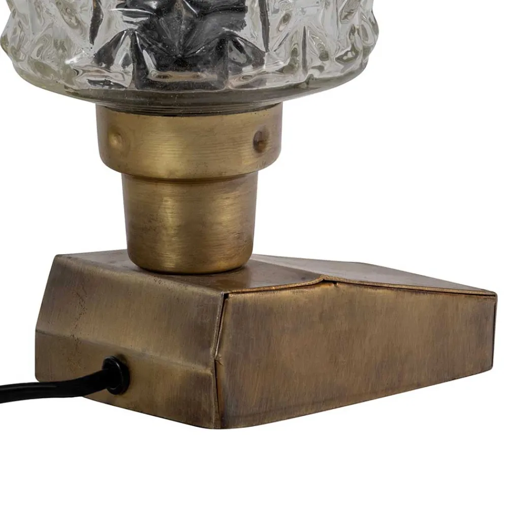 Wohnen Lampen & Leuchten*Vintage Tischleuchten aus Strukturglas - Acristodad (2er Set)