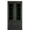 Wohnen Vintage Vitrinenschrank in Schwarz - Graddos