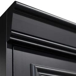 Wohnen Vintage Vitrinenschrank in Schwarz - Graddos