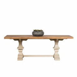 Wohnen Vintage-Esstisch Helsing mit massiver Tischplatte