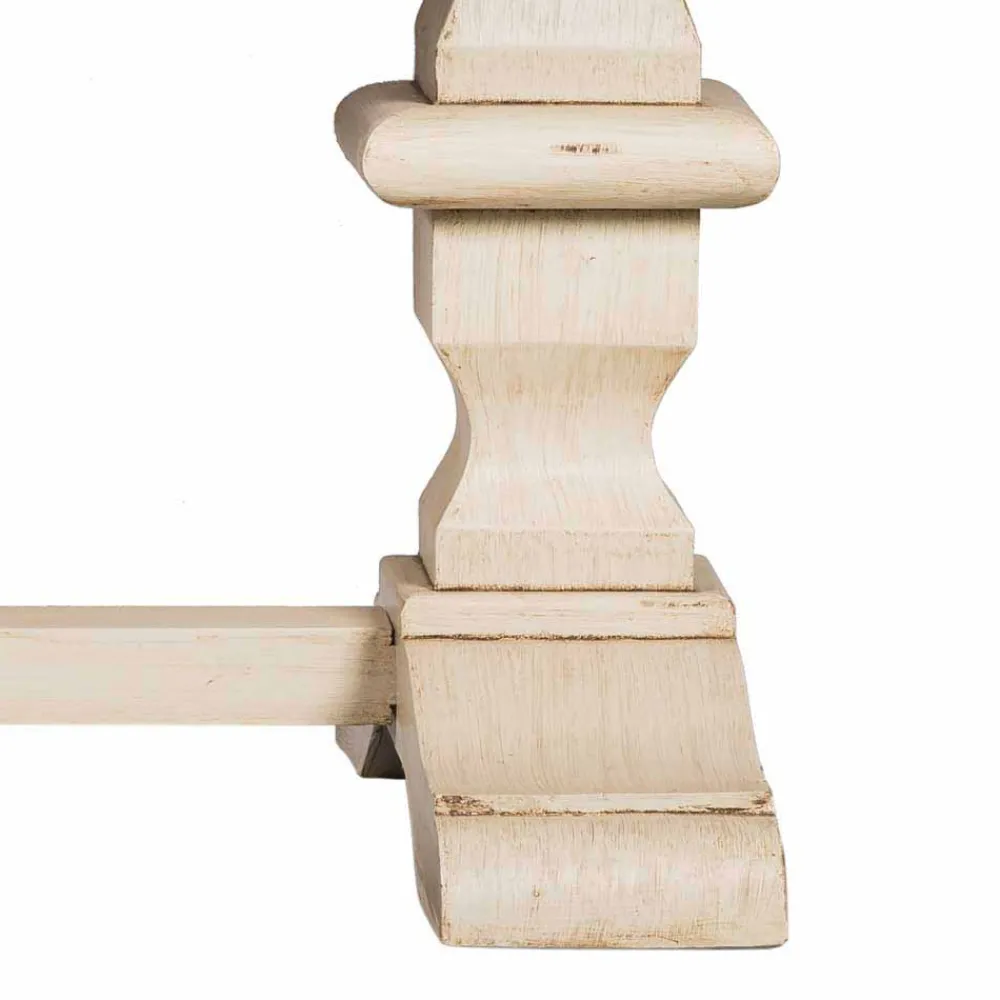 Wohnen Vintage-Esstisch Helsing mit massiver Tischplatte