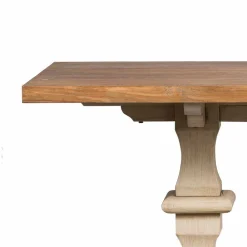 Wohnen Vintage-Esstisch Helsing mit massiver Tischplatte