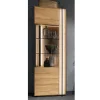 Wohnen Vitrine aus Asteiche Massivholz - Slaraduva