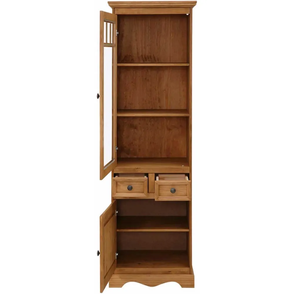 Wohnen Esszimmer-Vitrinen|Vitrinen*Vitrine aus Kiefer gebeizt & geölt - Horedion