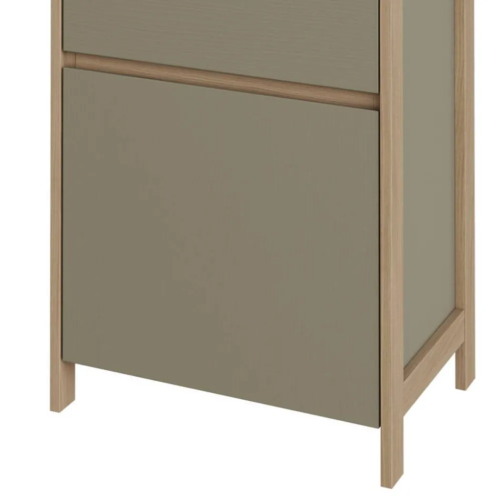 Wohnen Skandinavische Möbel|Vitrinen*Vitrine in Eukalyptus und Eiche Optik - Promo