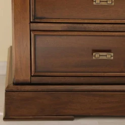 Wohnen Vitrinen|Wohnzimmer-Vitrinen*Vitrine in Walnuss Braun - Istefanio