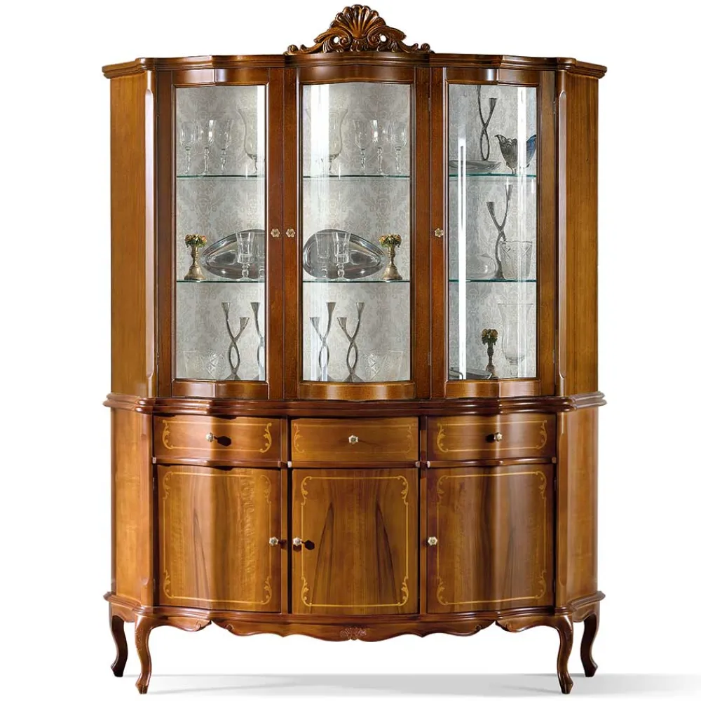Wohnen Esszimmer-Vitrinen*Vitrinenschrank im Barock Stil - Arionn
