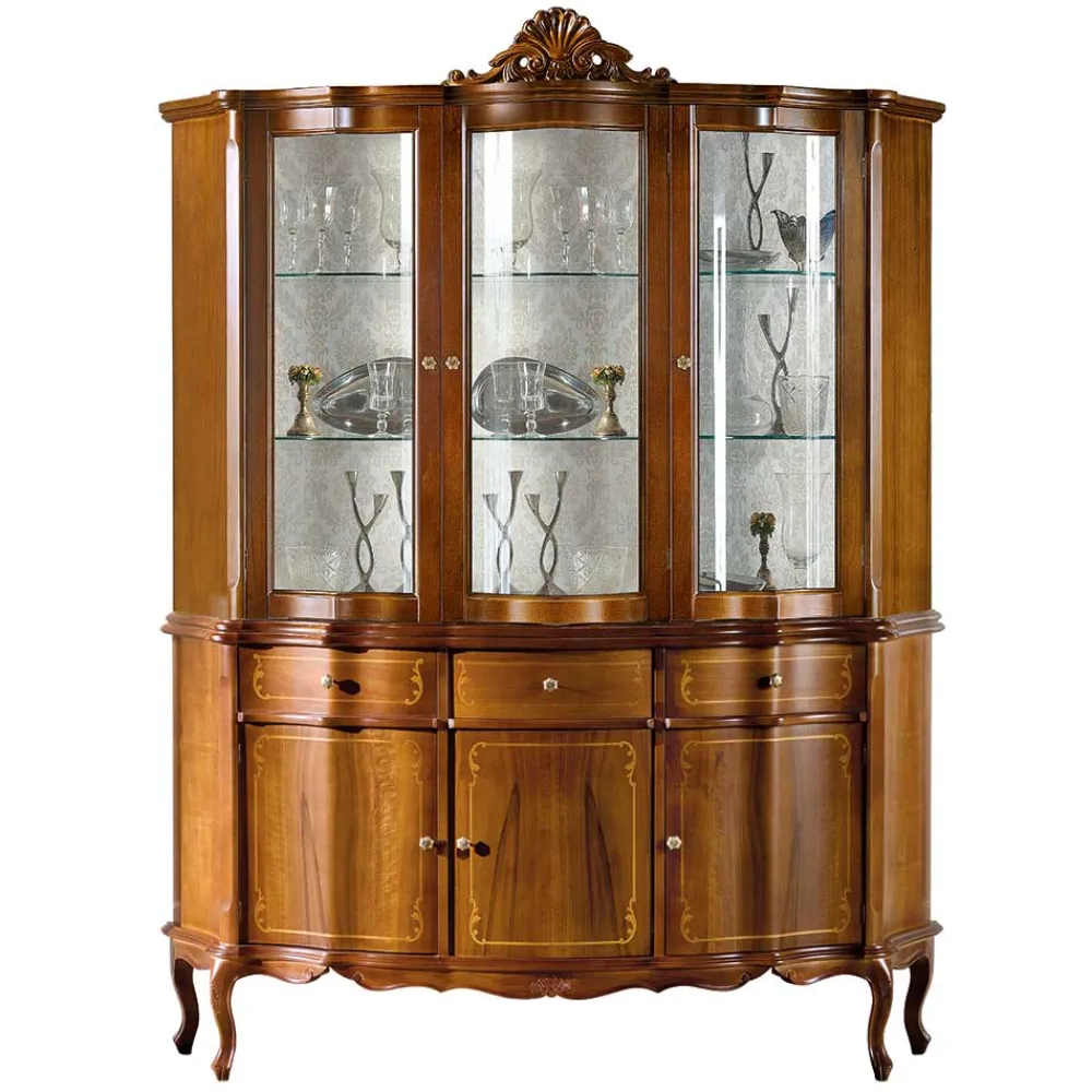 Wohnen Esszimmer-Vitrinen*Vitrinenschrank im Barock Stil - Arionn