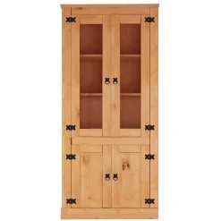 Wohnen Vitrinenschrank im Mexikanischen Landhaus Look - Chrysa