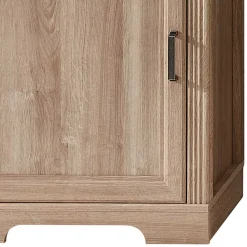 Wohnen Vitrinen|Wohnzimmer-Vitrinen*Vitrinenschrank in Eiche Optik mit LED - Barack